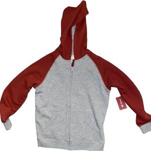 Gymboree Boy Size 7 Gray Orange Jacket